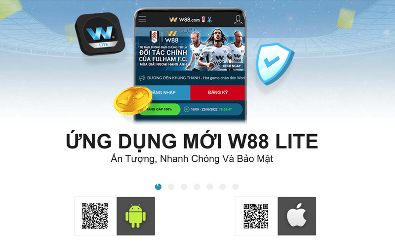 Tải app W88 bằng điện thoại, người dùng có thể tham gia cá cược mọi lúc, mọi nơi